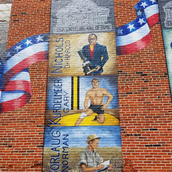 Mural: Nichols, Kurdelmeier, Borlaug