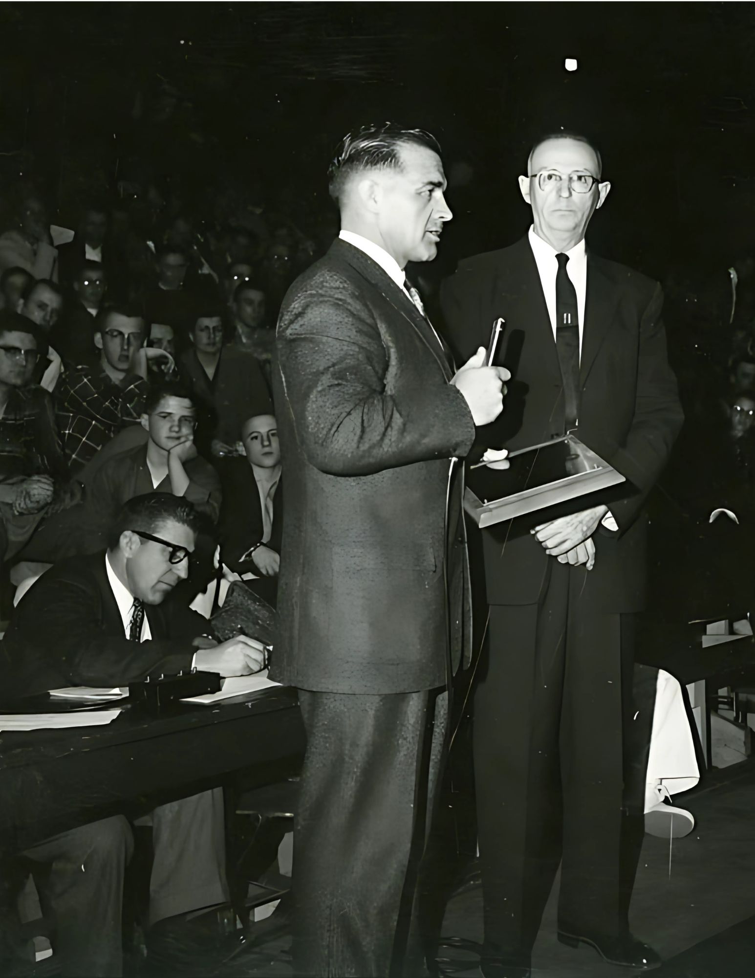 Harold Nichols Receives Plaque At ISU.jpg Spiff Dr. Harold Nichols Gallery Photos